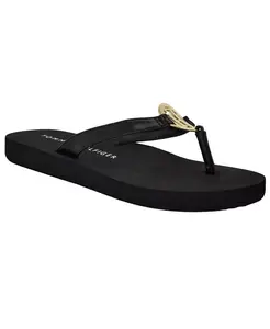 Женские шлепанцы Crelina Logo Flip Flop Tommy Hilfiger, черный