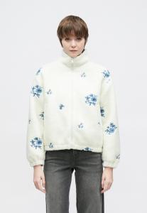 Флисовая куртка ONLY ONLAMY ZIP JACKET, Cloud Dancer/Off-White