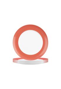 Набор из 6 обеденных тарелок liberty pure colors ø 22,5 см Liberty pure colors Seltmann Weiden красные