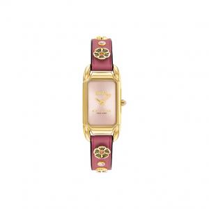 COACH Часы CADIE Collection Wrist Watch Quartz Movement Mother of Pearl Color Watch Dial Women's Watch