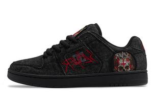 Кроссовки DC Shoes Skateboarding Unisex, черный/красный