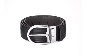 MONTBLANC Ремень с пряжкой в виде подковы, Black
