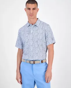 Мужская поло с микро-цветочным принтом Pga Tour, белый