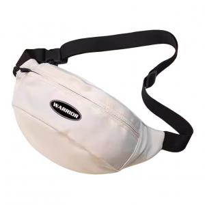 Воинская нейлоновая тканевая наплечная сумка кроссбоди унисекс белая Warrior