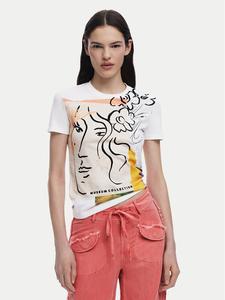 Футболка обычного кроя Collection 25SWTKAC Desigual, белый