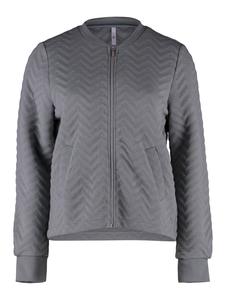 Толстовка с капюшоном на молнии Hailys Ke44ndra, темно-серый