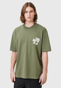 Футболка с принтом ORLANDO CREW AllSaints, зеленый