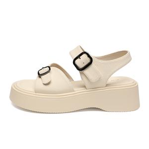 Сандалии с одним ремешком женские ZHR, Beige