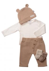 Шапка ERSTAUSSTATTUNGS-SET 5-TLG. Liliput, цвет beige