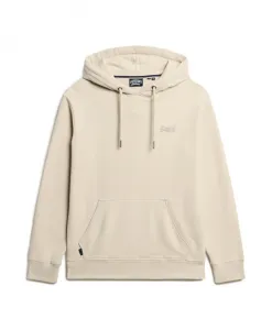 Светло-Бежевая хлопковая базовая мужская толстовка с капюшоном Superdry, бежевый