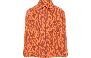 ERL Факельная рубашка-куртка из холста, Pumpkin Orange