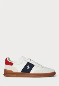 Кроссовки heritage aera с замшевыми вставками Polo Ralph Lauren, Off-White/Navy/White