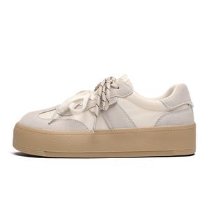 Низкие женские туфли для скейтбординга ZHR, Beige Gray