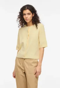 Вилига кардиган с воротником Vila, Pastel Yellow Melange