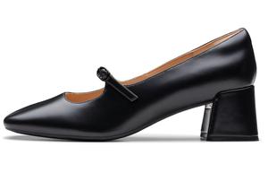 Clarks Туфли Мэри Джейн на массивном каблуке, женские, черные