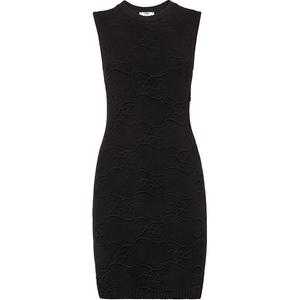 FENDI Женское черное платье без рукавов