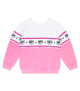 Толстовка из джерси с принтом глаз из коллаборации с Chiara Ferragni Monnalisa, розовый