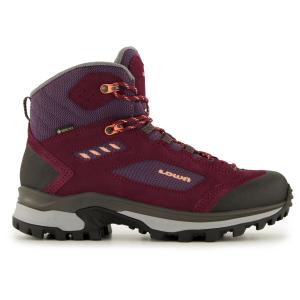 Женские ботинки Lowa Women's Corvara GTX Mid трекинговые на шнуровке, бордовый