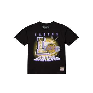 Футболка Mitchell & Ness x NBA Lifestyle, унисекс Mitchell Ness, черный (los angeles lakers)