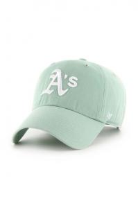 Хлопковая бейсболка Oakland Athletics 47 brand, зеленый