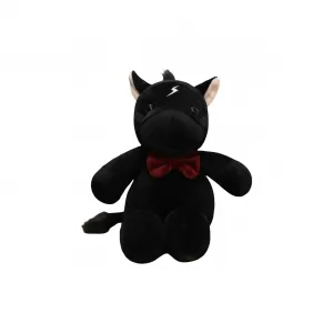 Плюшевая кукла Five Flower Horse высотой 28 см Velvet Mill, черный
