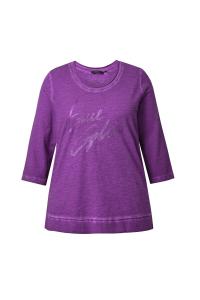 Ulla Popken Лонгслив в фиолетовом цвете