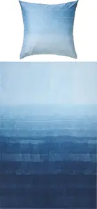 Постельное белье , темно-синее, 1x 155x200 см + 1x 80x80 см Erwin Müller