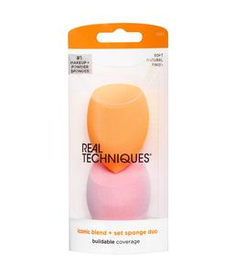 Спонж для макияжа Real Techniques Miracle Complexion Sponge + Miracle Powder Sponge, 2 шт.