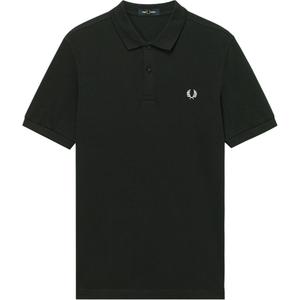 Поло с вышитым логотипом FRED PERRY, черный