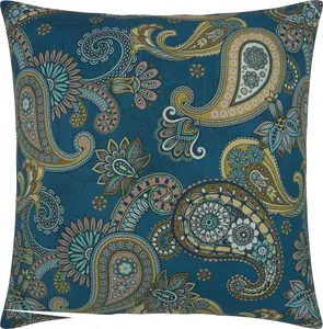 Наволочка синяя 80x80 см Erwin Müller