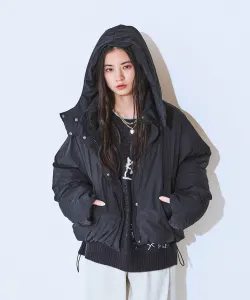 Короткая куртка с капюшоном Air Jeanasis, цвет Black(09)