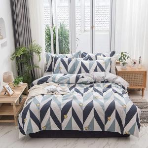 YUSIWOAL Комплект постельного белья из чистого хлопка с мультяшным принтом