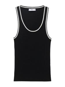 Вязаный топ MANGO SHADOWIN, Black