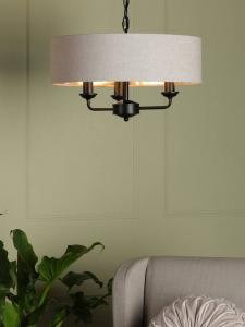 Потолочный светильник Sorrento с тремя плафонами Laura Ashley, Natural