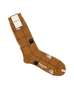 Носки PAUL & JOE Windowpane Cat Crew Socks