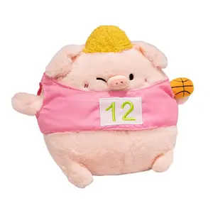 YUOU Мягкая игрушка-брелок поросенок в розовом цвете для спортивного праздника, высота 10см/25см