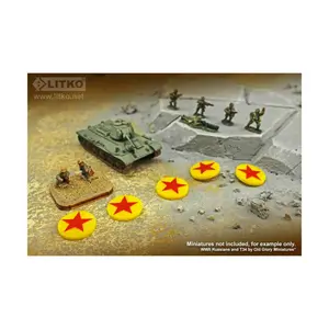 Премиальные печатные жетоны фракций времен Второй мировой войны — Красная Звезда Советского Союза (10), Token Sets - WWII Factions & Flags