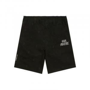 Шорты *A Bathing APE с жаккардовым узором Aape, черный