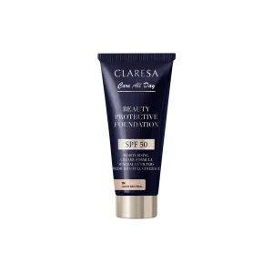 Увлажняющая основа с фильтром spf50 1n light neutral, 30 мл Claresa Care all day, цвет 1n light neutral