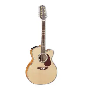 Акустическая электро-гитара Takamine GJ72CE-12-NAT Jumbo с 12 струнами, глянцевая натуральная