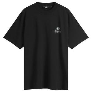 Грандиозная винтажная футболка с рисунком от руки Represent, черный