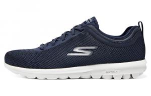 Go Walk Классическая мужская обувь для жизни с низким верхом, темно-синяя Skechers