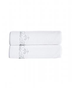 Набор из двух банных полотенец из турецкого хлопка Contrast Frame Brooks Brothers, белый