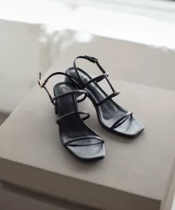 Сандалии с узкими ремешками Suite, цвет Black [005]