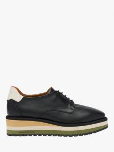 Blakelow кожаные шнурованные платформенные кроссовки Russell & Bromley, Black