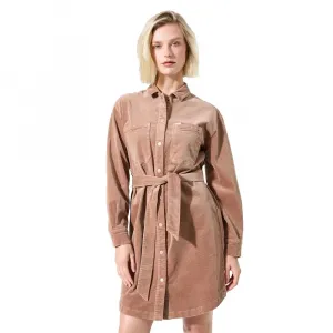 Короткое платье с длинными рукавами Garcia J50081, коричневый