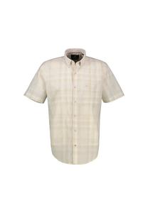 Рубашка с короткими рукавами из летней повседневной ткани сирсакер Lerros, белый