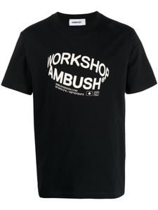 AMBUSH футболка с логотипом, черный