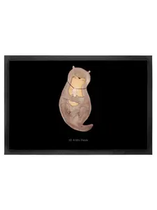 Коврик для ног Mr. & Mrs. Panda, черный