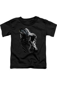 Детская футболка с коротким рукавом "Лига справедливости Америки: Молнии разбиваются" Gildan, черный